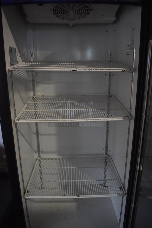 Imbera G319 ENERGY STAR Metal Commercial Single Door Reach In Cooler Merchandiser w/ Poly Coated Racks. 115 Volts, 1 Phase. 30x26x78. Tested and Powers On But Does Not Get Cold - Image 3 of 5