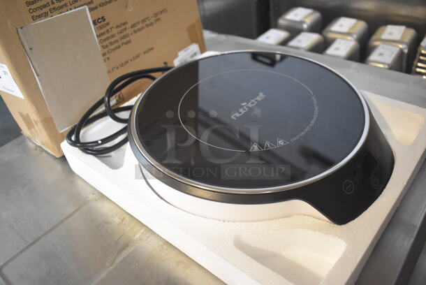 BRAND NEW IN BOX! Nutrichef NCIT1S Metal Countertop Single Burner Induction Cooktop. 120 Volts, 1 Phase. 11x12x3 - Image 4 of 7