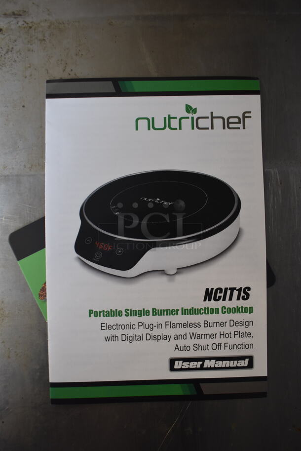 BRAND NEW IN BOX! Nutrichef NCIT1S Metal Countertop Single Burner Induction Cooktop. 120 Volts, 1 Phase. 11x12x3 - Image 7 of 7
