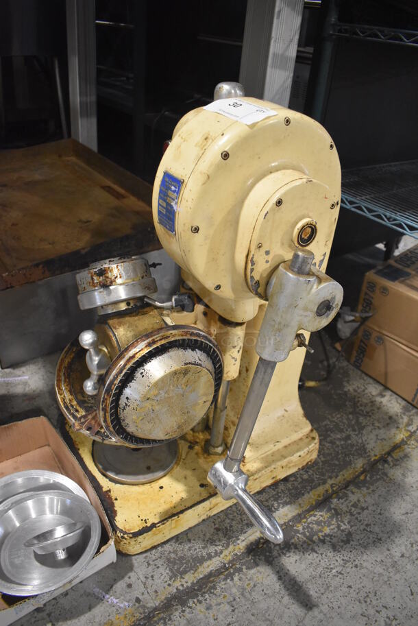 Kaiser Dial O Matic 300 Metal Commercial Countertop Electric Powered Pie Crust Maker Former Machine. 115 volts, 1 Phase. 24x21x33. Tested and Powers On But Does Not Get Warm - Image 2 of 8