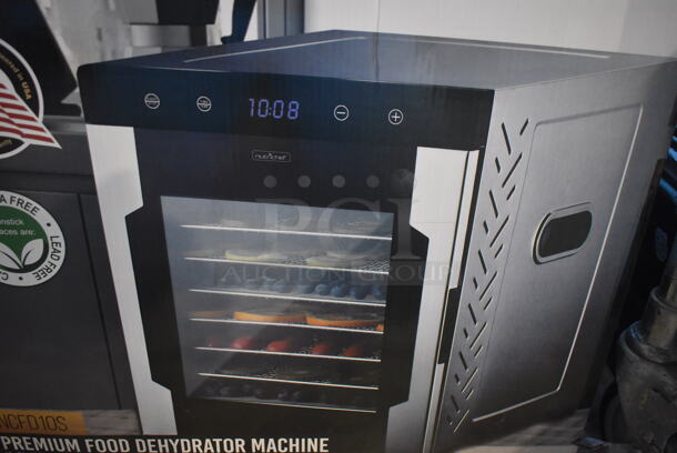 BRAND NEW IN BOX! Nutrichef NCFD10S Metal Countertop Premium Food Dehydrator Machine. 18x14x18 - Image 2 of 3