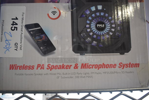 2 BRAND NEW IN BOX! Pyle PPHP818B Wireless PA Speaker and Microphone System. 2 Times Your Bid! - Image 4 of 4