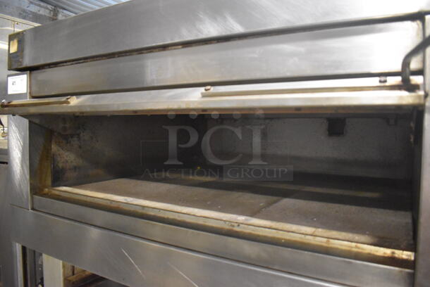 Sveba Dahlen Model DC-12 DD Stainless Steel Commercial Electric Powered Single Deck Oven w/ Metal Legs on Commercial Casters. 208/230 Volts. 54x45x71 - Image 5 of 8