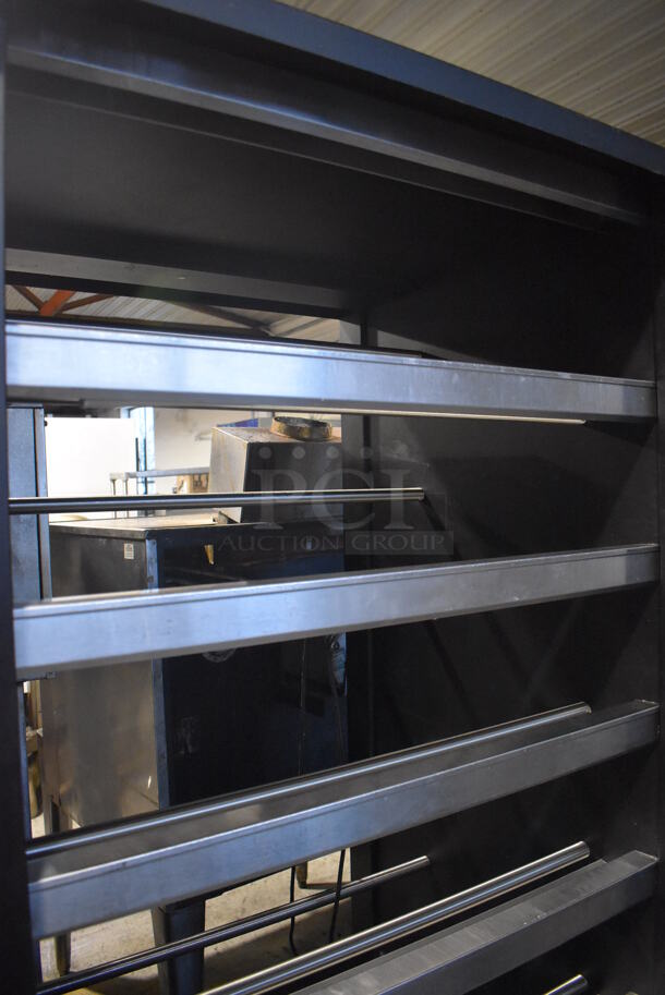 Metal Commercial Bakery Pastry Bagel Donut Transport Display Rack on Commercial Casters. 38.5x34x76 - Image 3 of 4