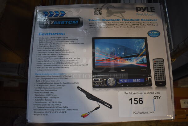 BRAND NEW IN BOX! Pyle PLT85BTCM Bluetooth Headunit Receiver. 7x7.5x3 - Image 6 of 6