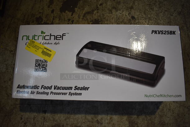 BRAND NEW IN BOX! Nutrichef PKVS25BK Automatic Food Vacuum Sealer