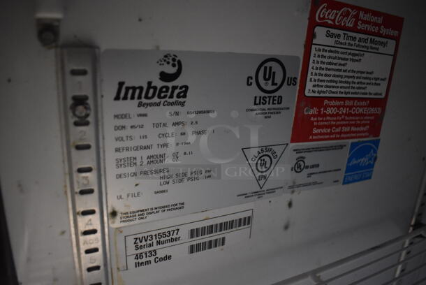 Imbera VR06 ENERGY STAR Metal Commercial Mini Cooler Merchandiser. 115 Volts, 1 Phase. 21x26x37. Tested and Powers On But Does Not Get Cold - Image 5 of 5