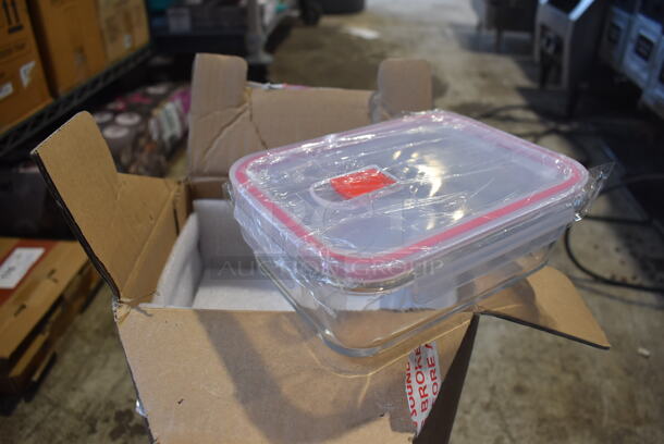 BRAND NEW IN BOX! Nutrichef NCCLX5R9 5 Piece Glass Container Set  - Image 5 of 5
