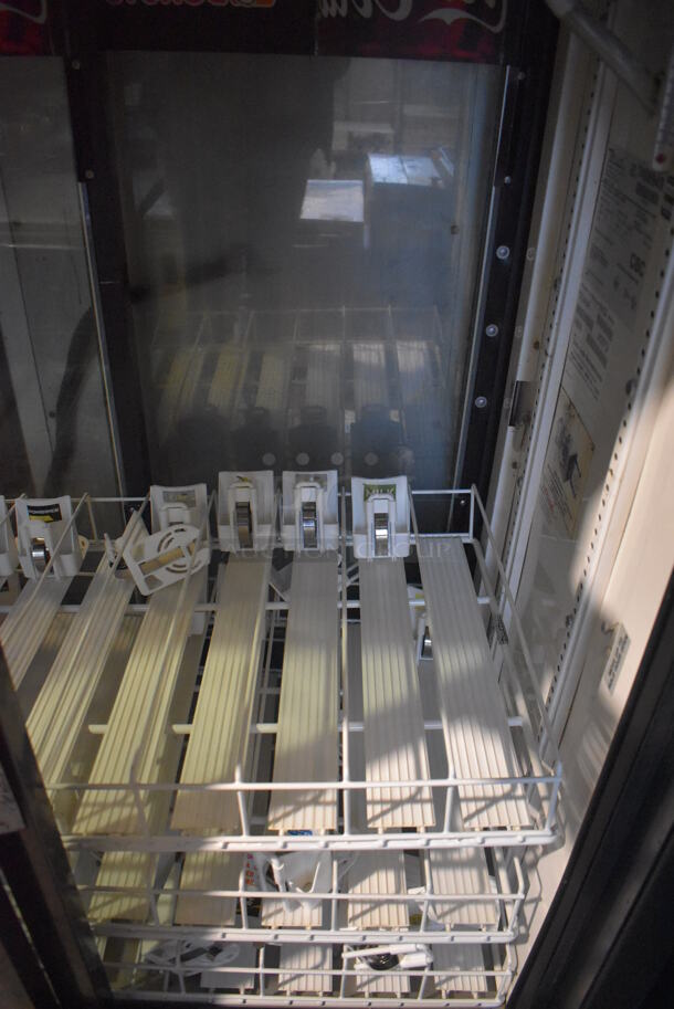 2012 True GDM-33-CPT-54EM Metal Commercial 2 Door Reach In Pass Through Cooler Merchandiser. 115 Volts, 1 Phase. 40x24x54. Tested and Working! - Image 5 of 6