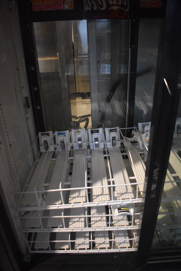 2012 True GDM-33-CPT-54EM Metal Commercial 2 Door Reach In Pass Through Cooler Merchandiser. 115 Volts, 1 Phase. 40x24x54. Tested and Working! - Image 6 of 6