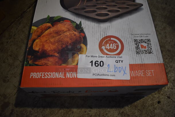 2 BRAND NEW IN BOX! Nutrichef NCBK6TR7 Baking Pan Set. 2 Times Your Bid! - Image 3 of 4