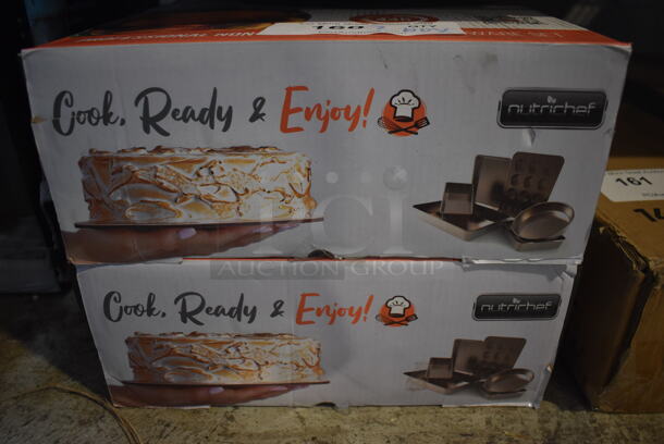 2 BRAND NEW IN BOX! Nutrichef NCBK6TR7 Baking Pan Set. 2 Times Your Bid! - Image 4 of 4