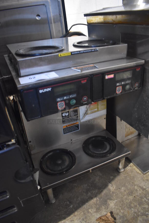 2013 Bunn AXIOM 2/2 TWIN Stainless Steel Commercial Countertop 4 Burner Coffee Machine. 120/208-240 Volts, 1 Phase. 16x18x24 - Image 3 of 6