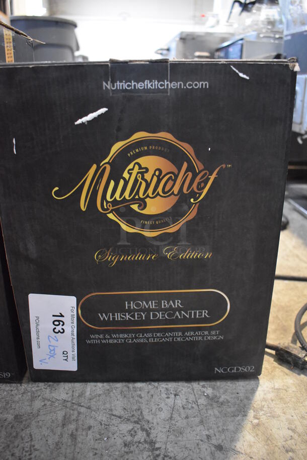 ALL ONE MONEY! 2 Boxes of Nutrichef Home Bar Whisky Decanter Sets - Image 4 of 5