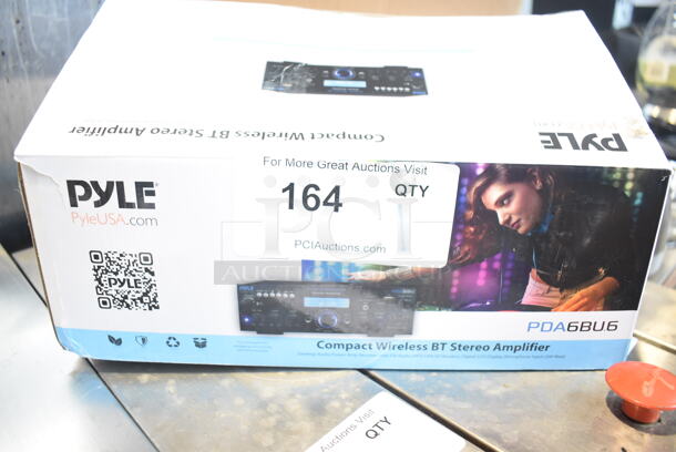 BRAND NEW IN BOX! Pyle PDA6BU.6 Compact Wireless BT Stereo Amplifier. 10x10x3.5 - Image 5 of 5