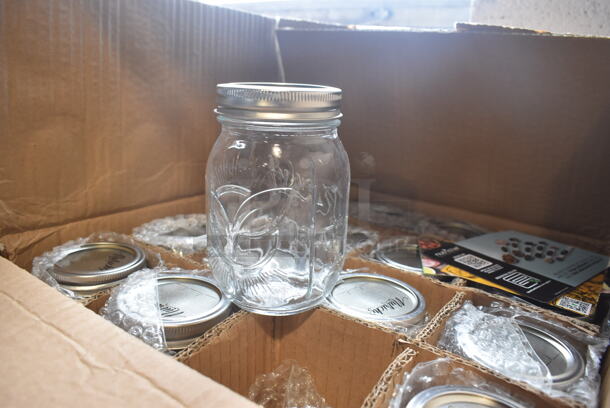 Box of 16 BRAND NEW! Nutrichef Glass Mason Jars. 3x3x5 - Image 2 of 4
