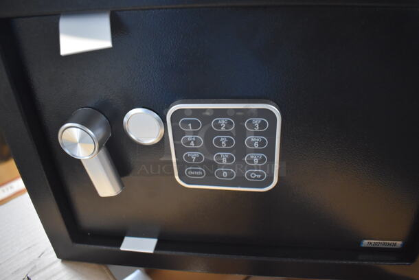 Serene Life SLSFE15 Black Metal Single Compartment Safe. 14x10x10 - Image 4 of 7