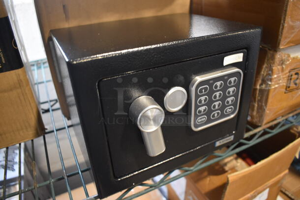 Serene Life SLSFE12 Black Metal Single Compartment Safe. 9x7x7 - Image 2 of 5