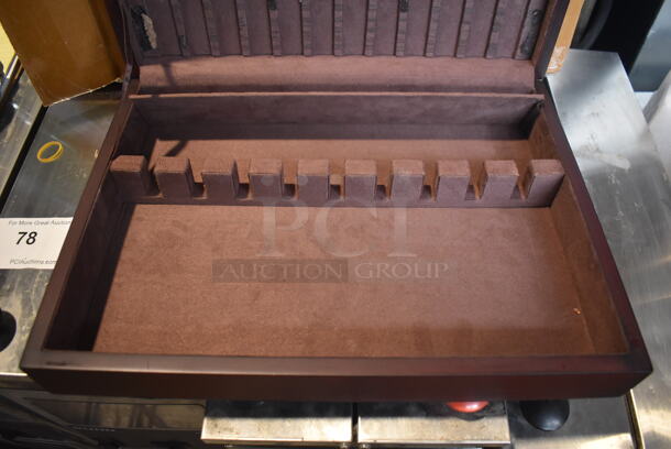 2 BRAND NEW IN BOX! Royalty Art Wood Pattern Cutlery Box. 15x11x4. 2 Times Your Bid! - Image 2 of 7