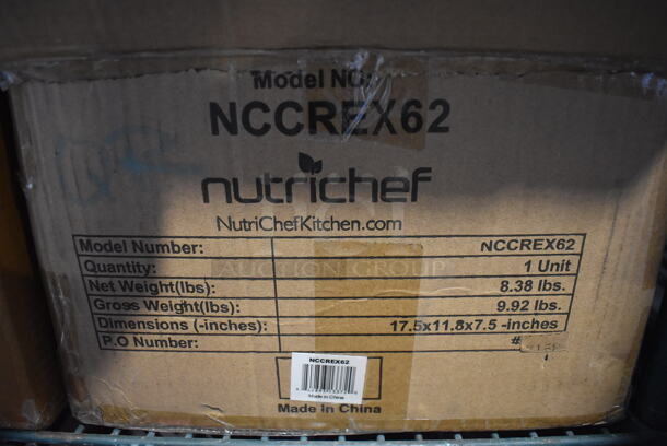 Box of BRAND NEW! Nutrichef NCCREX62 Set of 3 Yellow and White Ceramic Casserole Dishes. Includes 14.5x8.5x2.5 - Image 5 of 5