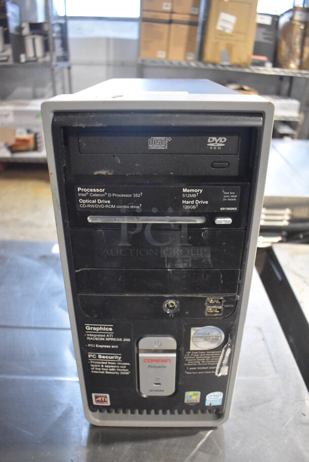 Compaq Computer Tower. 7.5x16x15.5 - Image 1 of 4