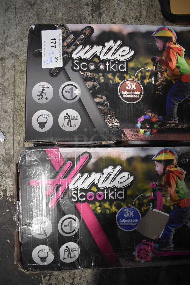 2 IN ORIGINAL BOX! Hurtle Scootkid Scooters. 2 Times Your Bid! - Image 2 of 3