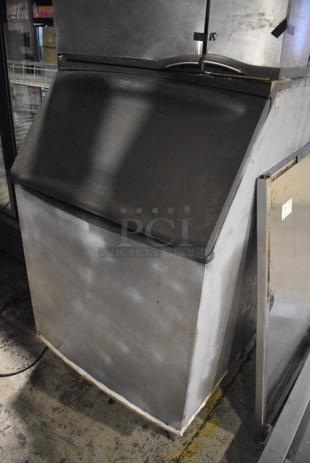 Manitowoc SY0854A Stainless Steel Commercial Ice Machine Head on Commercial Ice Bin. 208-230 Volts, 1 Phase. 31x35x76 - Image 3 of 8