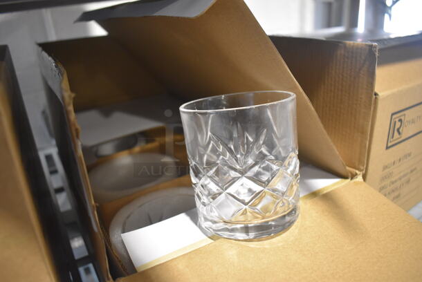 Box of 8 BRAND NEW! Kinsley Whisky Glasses. 3.25x3.25x3.5. 3 Times Your Bid! - Image 2 of 3