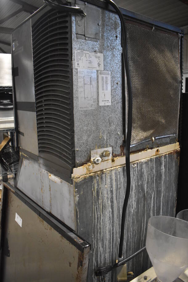 Manitowoc SY0854A Stainless Steel Commercial Ice Machine Head on Commercial Ice Bin. 208-230 Volts, 1 Phase. 31x35x76 - Image 8 of 8