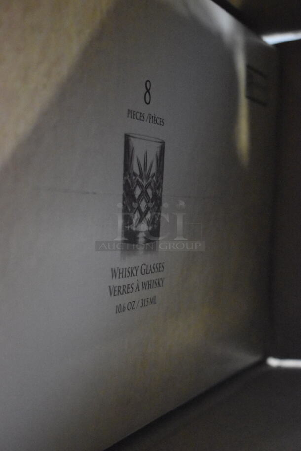 Box of 8 BRAND NEW! Kinsley Whisky Glasses. 3.25x3.25x3.5. 3 Times Your Bid! - Image 3 of 3