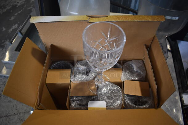Box of 8 BRAND NEW! Kinsley Goblet Wine Glasses. 3.25x3.25x8. 3 Times Your Bid! - Image 3 of 5