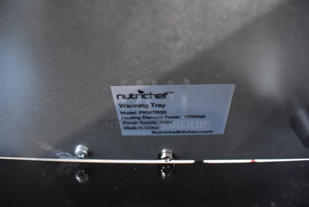 2 Nutrichef PKWTR30 Metal Countertop Warming Trays. 120 Volts, 1 Phase. 21x12.5x2. 2 Times Your Bid! - Image 4 of 5