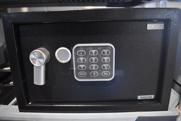 Serene Life Black Metal Single Compartment Safe. 12x8x8 - Image 4 of 4