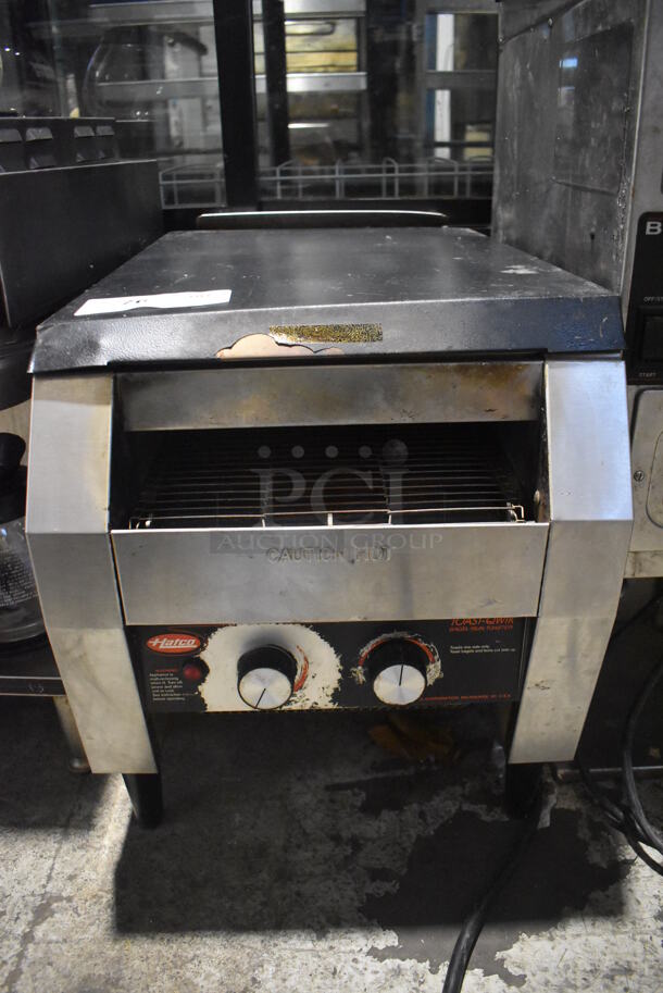 Hatco TQ-20BA Stainless Steel Commercial Countertop Electric Powered  Toast Qwik Conveyor Oven. 208 Volts, 1 Phase. 15x23x17 - Image 1 of 5