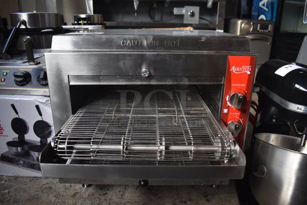 BRAND NEW IN BOX! Avantco 177CNVYOV14B Stainless Steel Commercial Countertop Conveyor Oven with 14" Belt. 208 Volts, 1 Phase. 20x42x19. Tested and Working! - Image 1 of 8