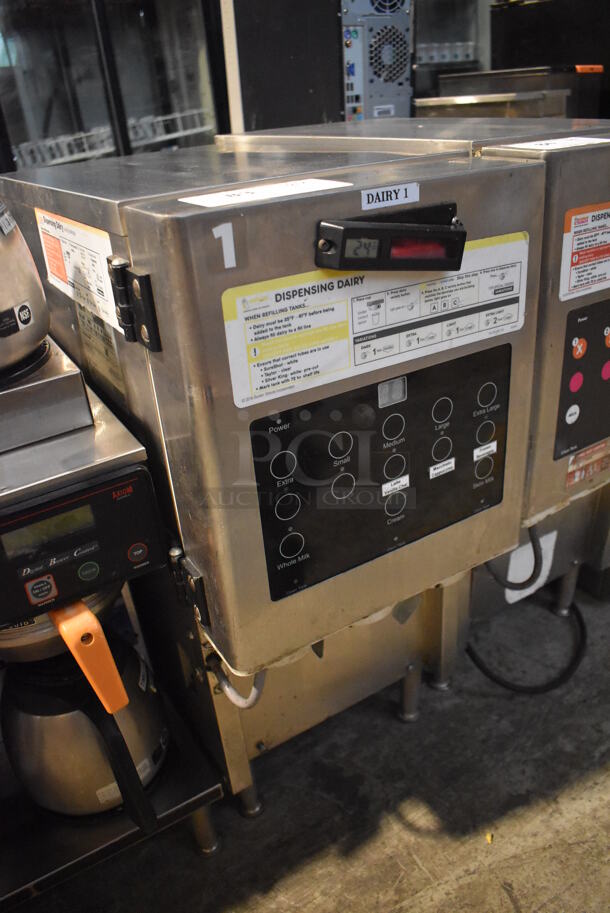 Taylor Stainless Steel Commercial Countertop Dairy Dispenser. 12x24x27. Tested and Does Not Power On - Image 2 of 5