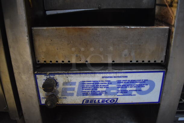 Belleco Stainless Steel Commercial Countertop Electric Powered Conveyor Toaster Oven. 208 Volts, 1 Phase. 14.5x20x16 - Image 3 of 5