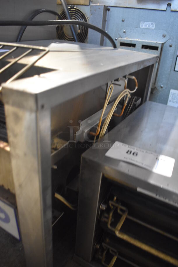 Belleco Stainless Steel Commercial Countertop Electric Powered Conveyor Toaster Oven. 208 Volts, 1 Phase. 14.5x20x16 - Image 5 of 5