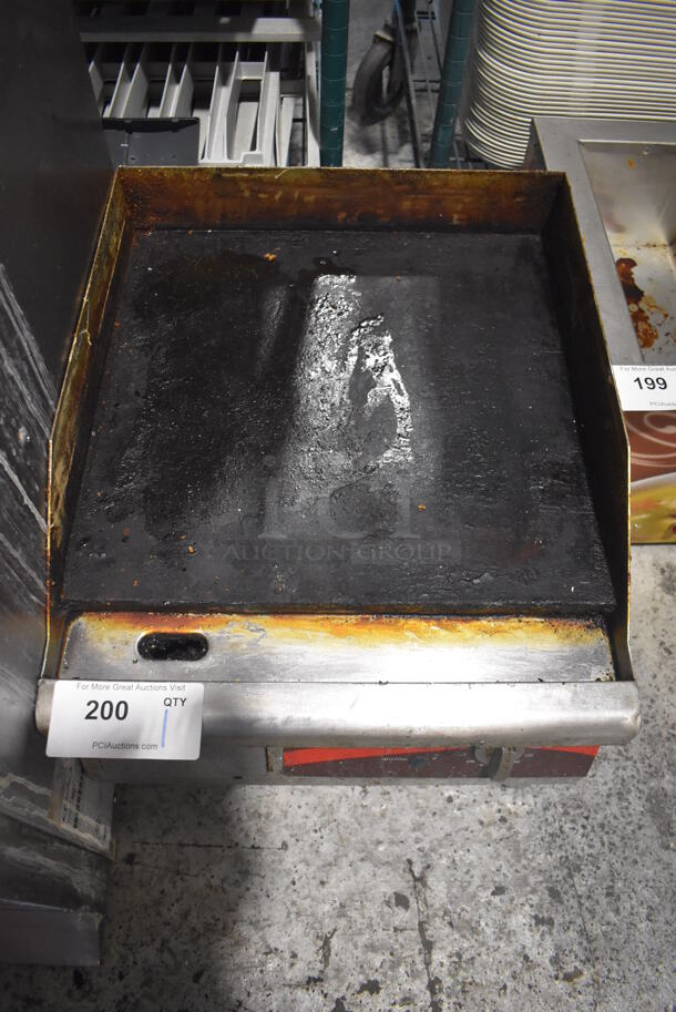 Avantco Stainless Steel Commercial Countertop Electric Powered Flat Top Griddle w/ Thermostatic Controls. 115 Volts, 1 Phase. 16x21x13 - Image 5 of 5