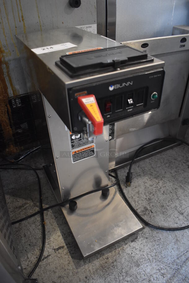2020 Bunn CWTF15-APS Stainless Steel Commercial Countertop Coffee Machine w/ Hot Water Dispenser. 120 Volts, 1 Phase. 8x20x27 - Image 3 of 4