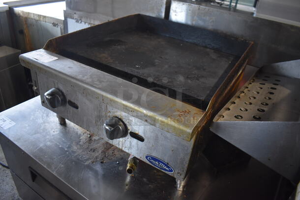 Cook Rite Stainless Steel Commercial Countertop Gas Powered Flat Top Griddle. 24x28x16 - Image 2 of 5