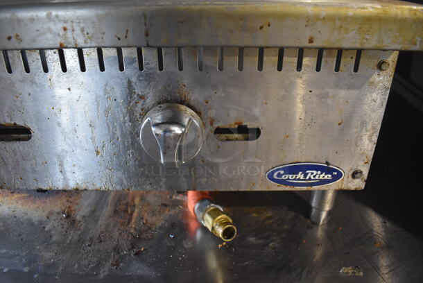 Cook Rite Stainless Steel Commercial Countertop Gas Powered Flat Top Griddle. 24x28x16 - Image 5 of 5