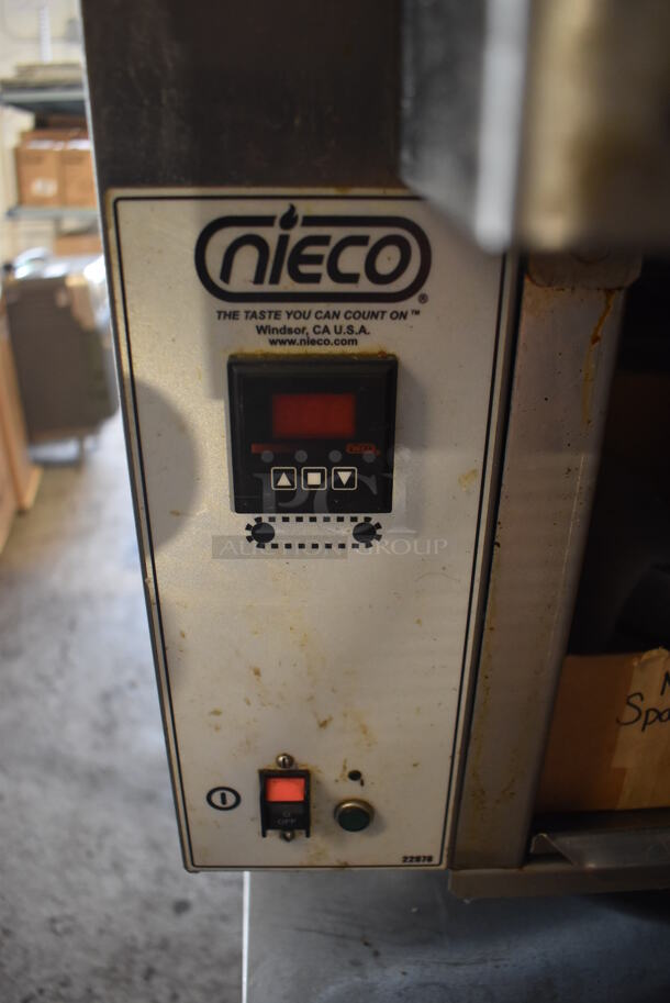2018 Nieco JF63-2G Stainless Steel Commercial Countertop Natural Gas Powered BroilVection Conveyor Charbroiled Burger Grill. 35x48x35 - Image 3 of 6
