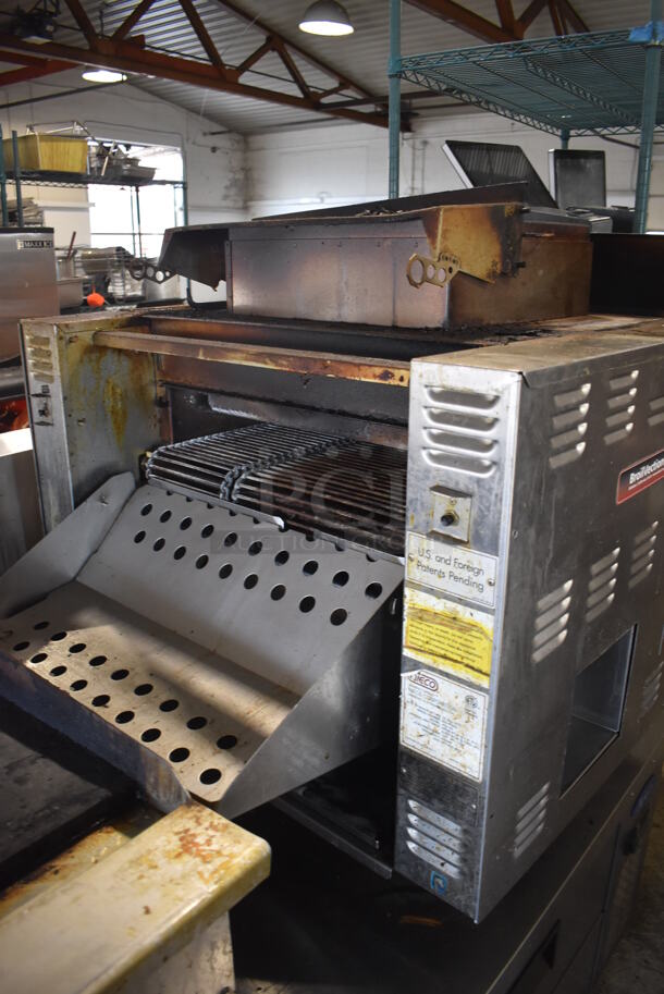 2018 Nieco JF63-2G Stainless Steel Commercial Countertop Natural Gas Powered BroilVection Conveyor Charbroiled Burger Grill. 35x48x35 - Image 4 of 6