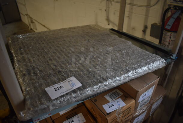 ALL ONE MONEY! Tier Lot of Poly Racks and Glass Panes - Image 1 of 4
