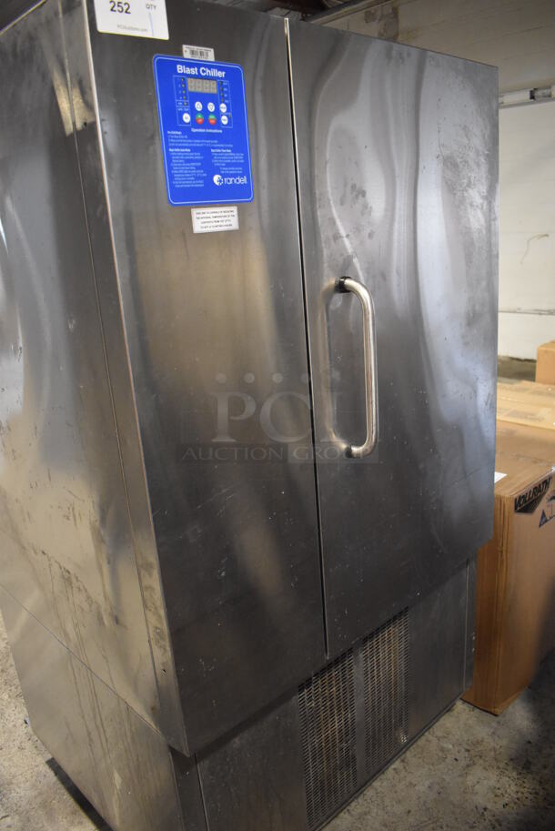 2013 Randell BC-18 Stainless Steel Commercial Floor Style Blast Chiller. 115/230 Volts, 1 Phase. 40x36x71