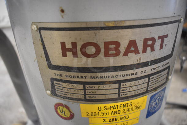Hobart VCM25 Metal Commercial Floor Style Vertical Cutter Mixer. 208 Volts, 3 Phase. 34x22x46. Unit Was Working When Removed From Restaurant - Image 9 of 10