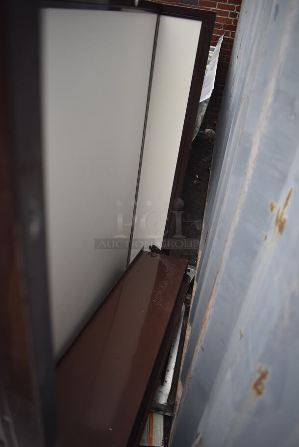 Brown Metal Shelving Unit on Casters. 51x19x54 - Image 3 of 3