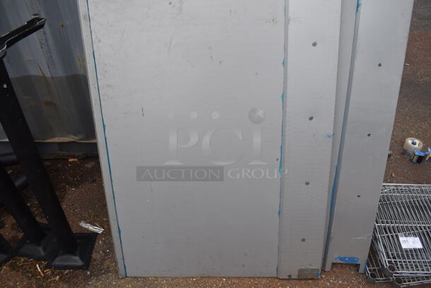2 Metal Swinging Kitchen Doors. 34x2x82.5. 2 Times Your Bid! - Image 3 of 4
