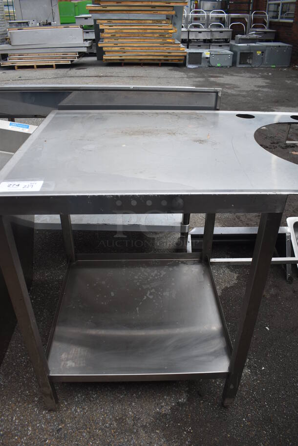 Stainless Steel Commercial Sauce Table w/ Under Shelf. 116x30x36 - Image 2 of 5